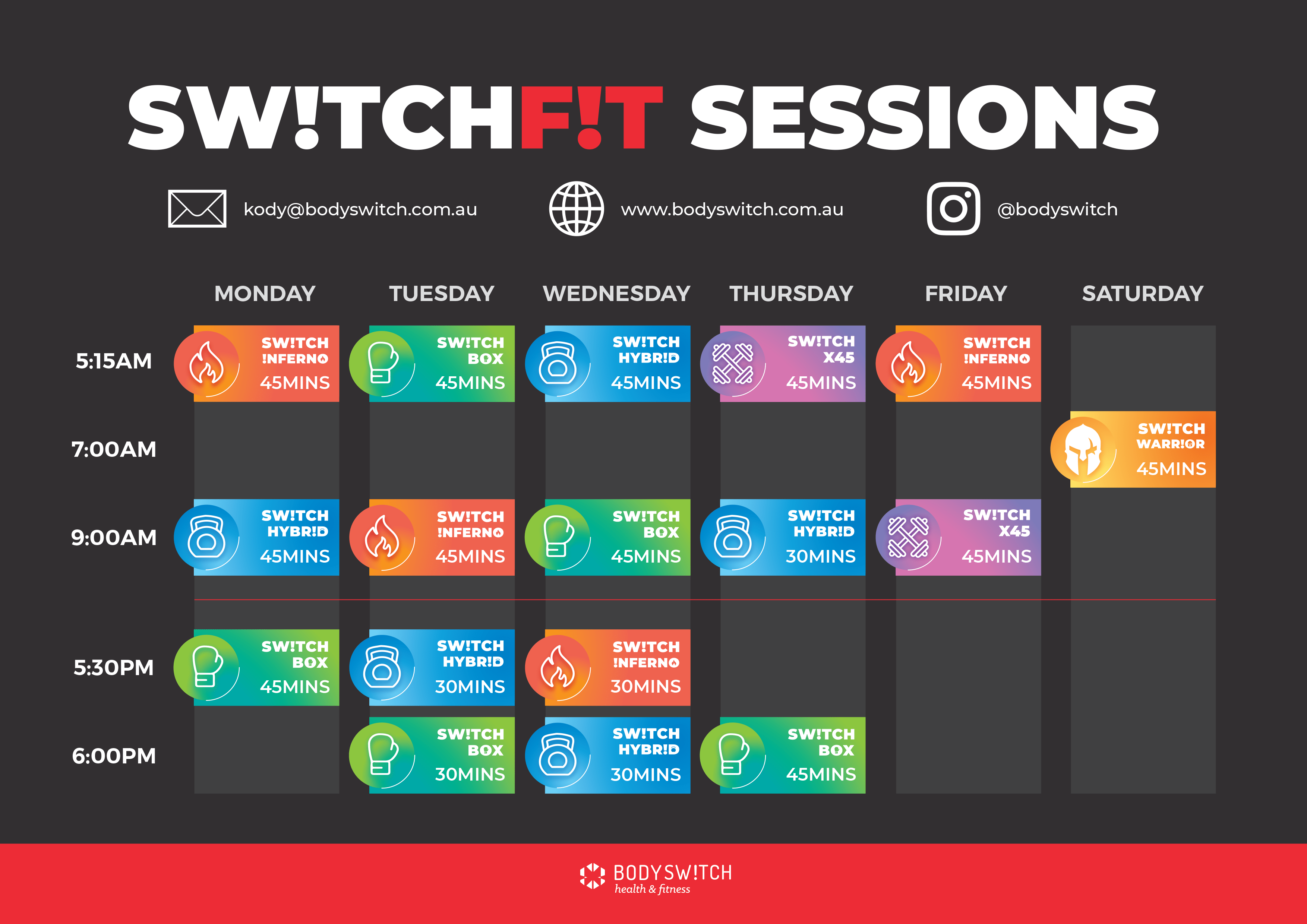 switchfit sessions