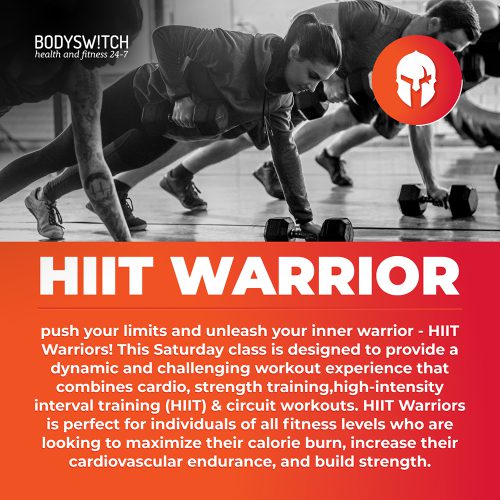 Hiit Warrior Group Gym Classes
