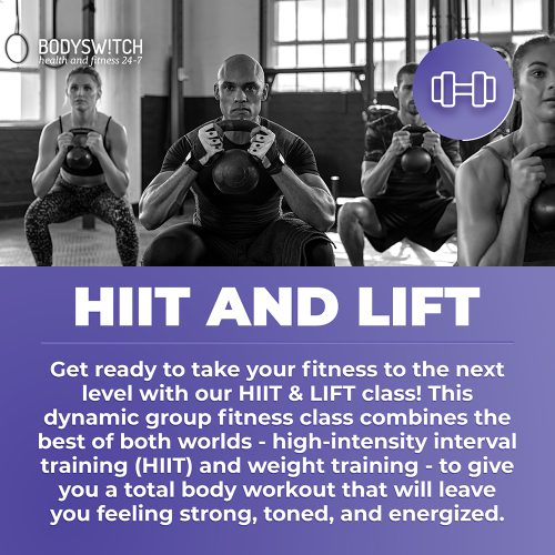 Hiit and Lift Group Gym Classes